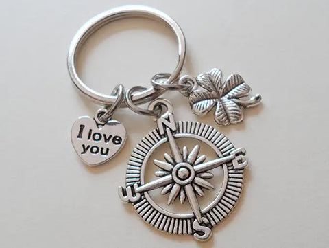 JewelryEveryday Moon Keychain Love You to The and Back Couples