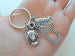 Cowboy Keychain, Cowboy Hat, Cowboy Boot & Rope Charm Keychain