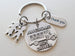 Awesome Bus Driver Appreciation Keychain with Children Charm & Thank You Charm, School Bus Driver Keychain