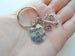 Law Scales Charm Keychain with Believe in Yourself Charm