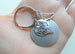 Custom Twin Babies Memorial Charm Keychain, Infant Loss Gift, Miscarriage Stillborn, Memorial Keychain