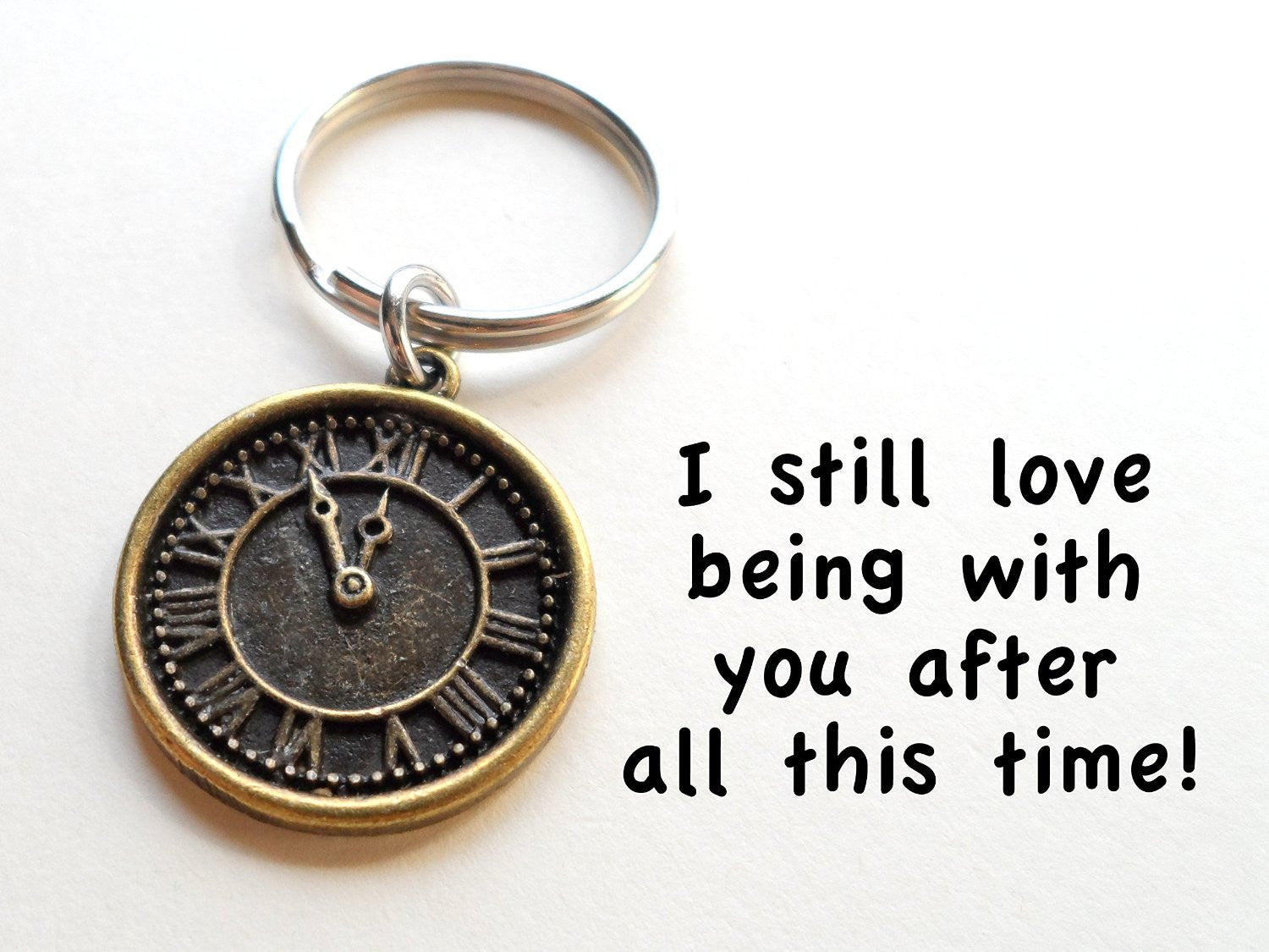 Clock keychain best sale