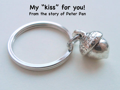 Acorn Keychain - Peter Pan's Kiss