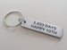 Custom Engraved Aluminum Tag Keychain, Couples Keychain, Anniversary Keychain, Memorial Keychain, Customized Keychain