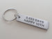 Personalized "My Best Catch" Engraved Aluminum Tag Keychain and Baseball Mitt Charm Keychain; Couples Keychain