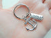 Anchor & Family Charm Keychain, Family Gift, Family Reunion Gift