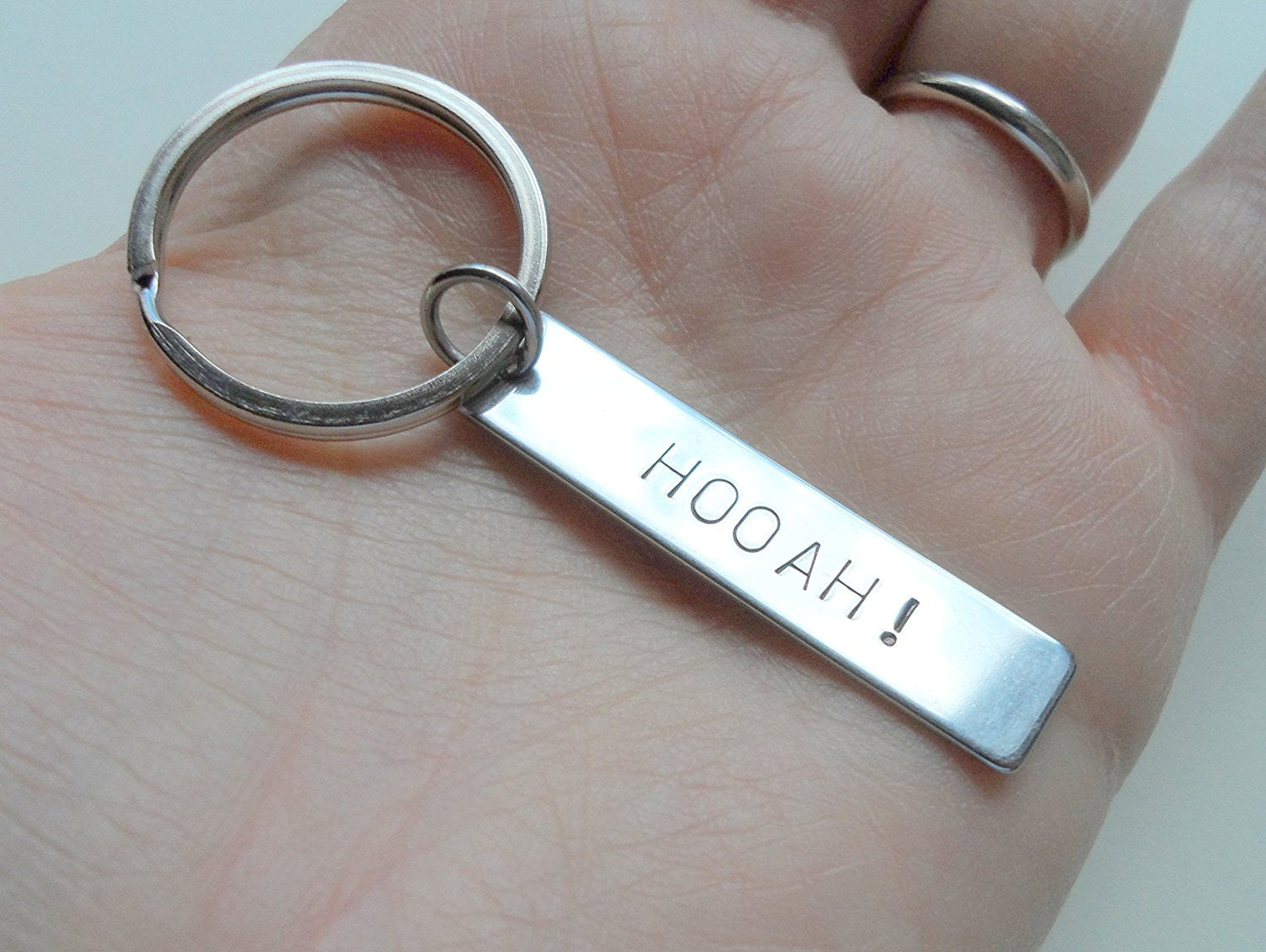 Army name discount tag keychain