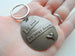 "Be True to Your Heart" Bronze Saying Keychain