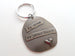 "Be True to Your Heart" Bronze Saying Keychain