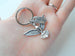 Bird Keychain Appreciation Gift - Thanks for Helping Me Fly High