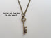 Bronze Love Key Necklace - You've Got The Key To My Heart