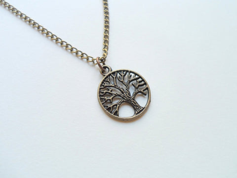 Bronze Tree of Life Pendant Necklace