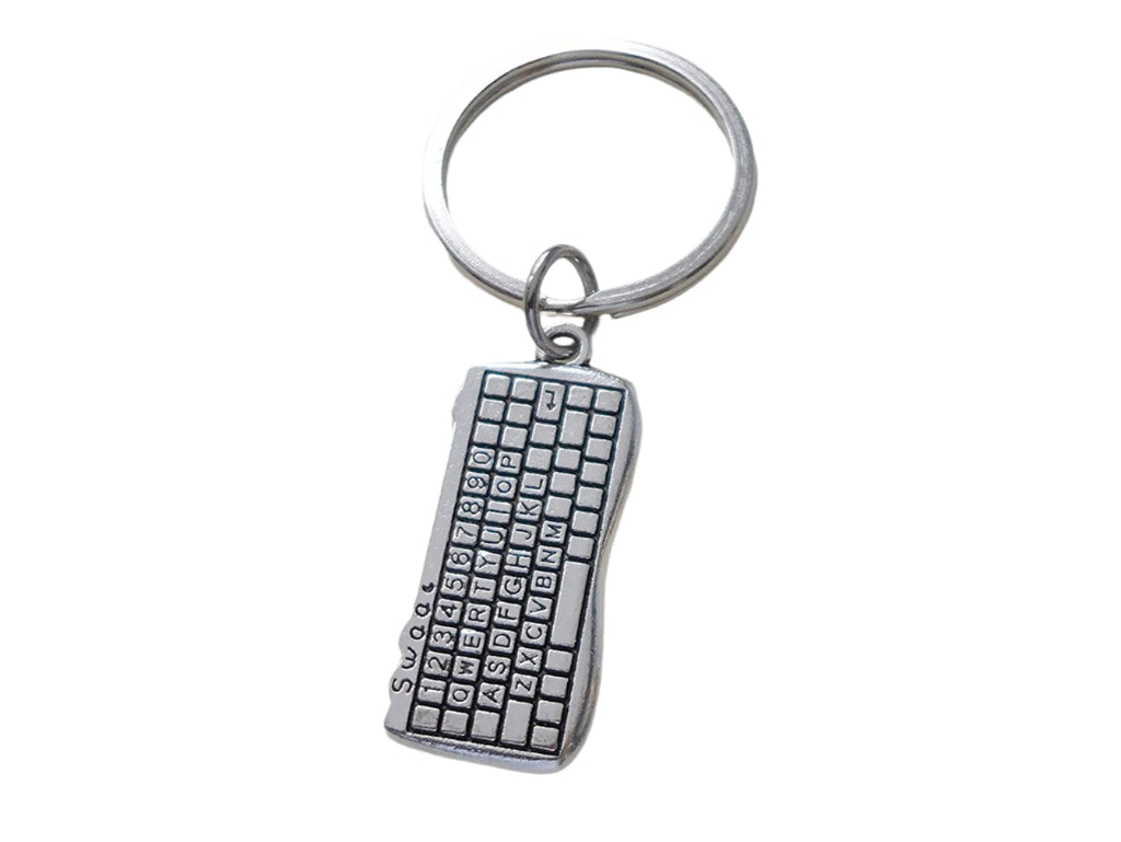 Computer Keyboard Keychain, Computer Engineer Keychain