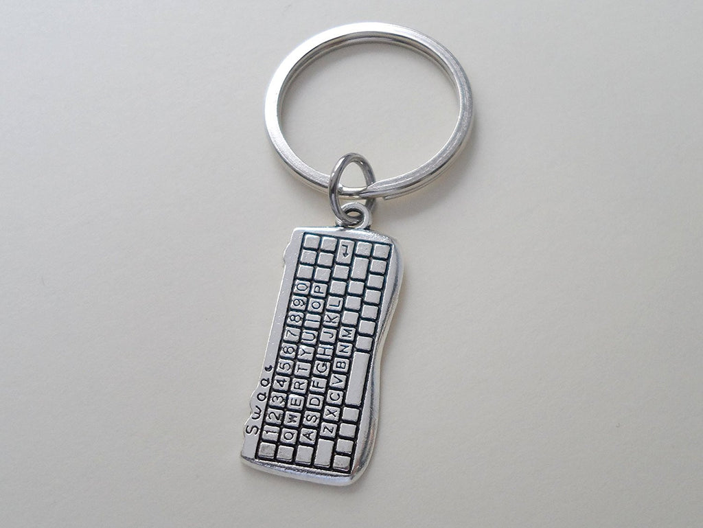 Computer Keyboard Keychain, Computer Engineer Keychain