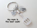 Cooking Keychain Gift, Cooking Utensil Charms - My Mom is the Best Cook