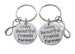 Crazy Beautiful Friends Forever Keychains With Infinity Symbol, 2 Keychains, BFF Gift