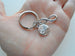 Double Keychain Set, Pinky Promise & BFF Infinity Charm Keychains, Best Friend Gift