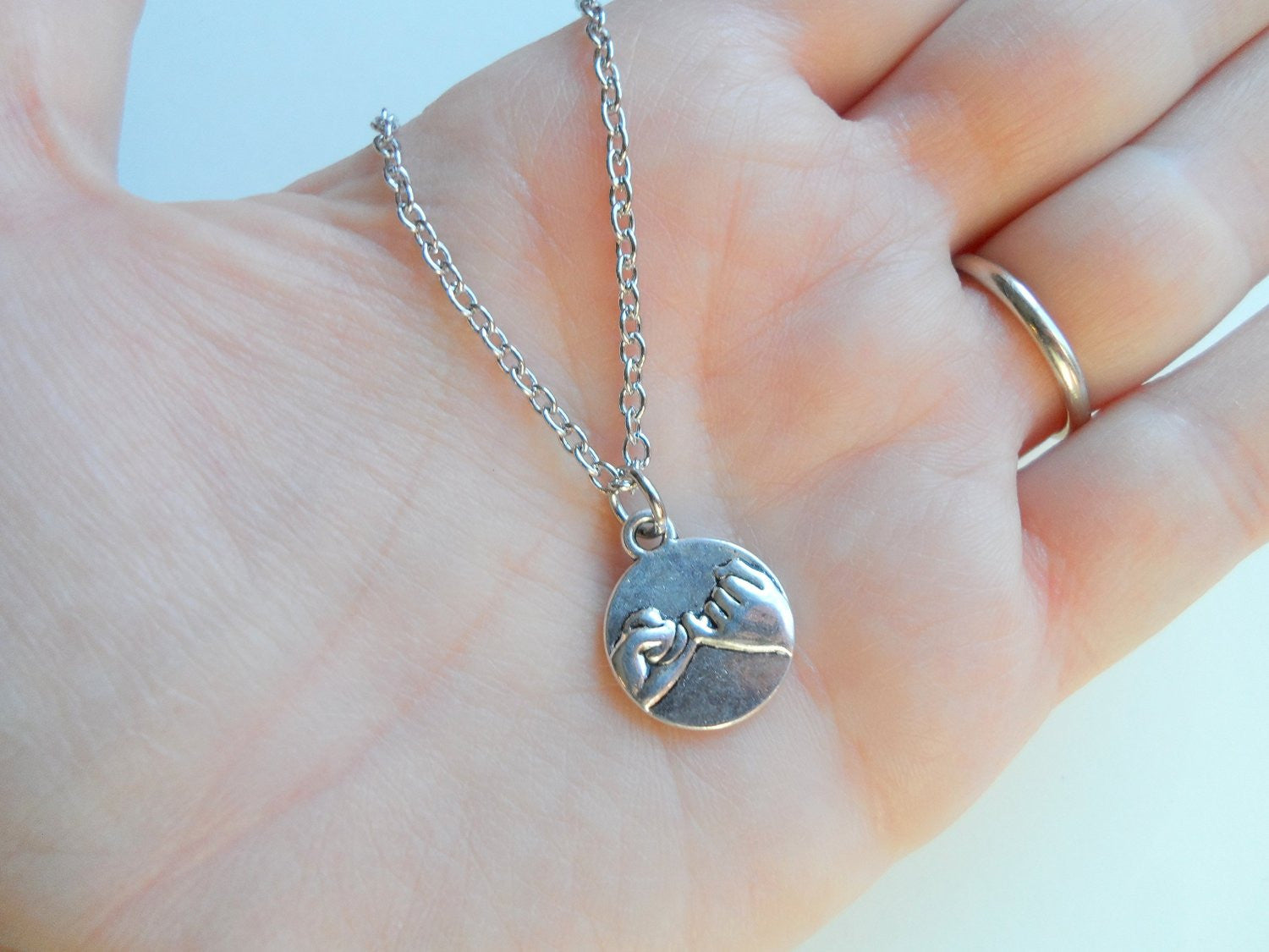 Best friend cheap promise necklace