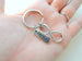 Family Tag with Silver Tone Infinity Symbol Keychain - For Infinity; Family Keychain