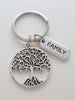 Family Tree Keychain, Family Reunion Gift - Our Roots Are As One
