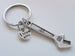 Grandpa Wrench Keychain - My Grandpa Can Fix Anything; Grandpa's Gift Keychain