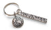 Globe Charm and Volunteer Charm Keychain, Community Volunteer Keychain - You Mean the World to Us