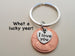 Anniversary Gift •Penny Keychain 1983 Penny Keychains With I Love You Charm by Jewelry Everyday