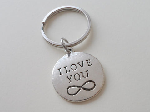 "I Love You" for Infinity Keychain, Saying Disc Charm