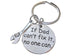 If Dad Can't Fix It No One Can Keychain with Wrench Charm; Fathers Gift Keychain