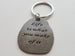 "Life is what you make of it" Bronze Saying Keychain