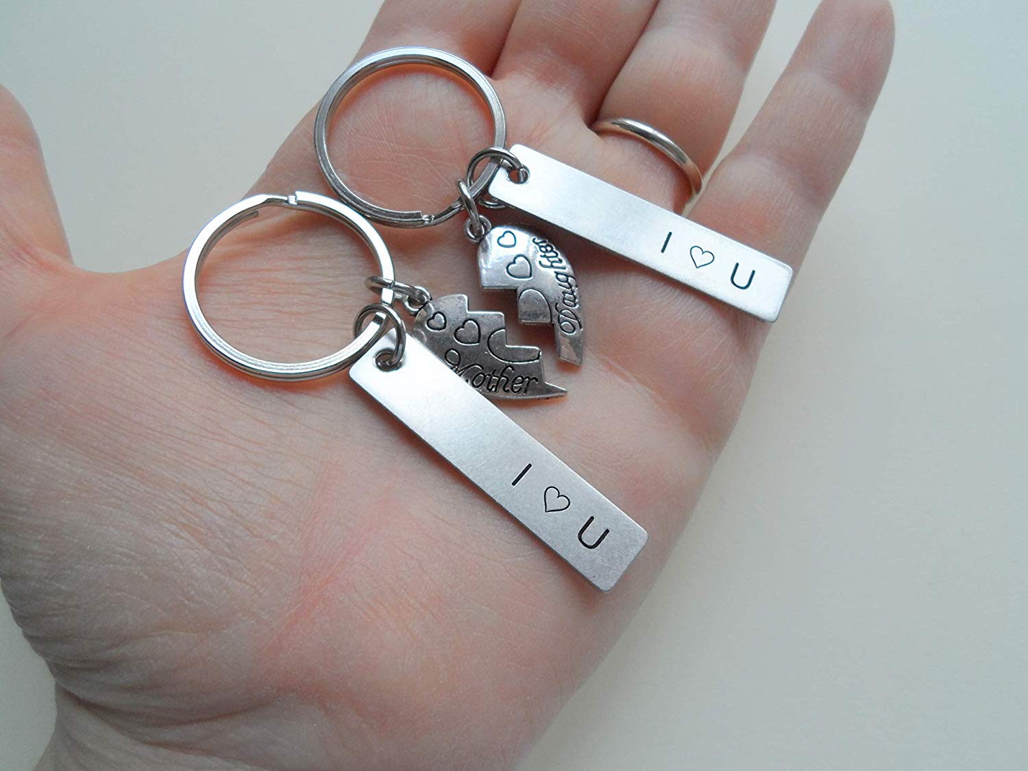 Mother daughter keychain shop set
