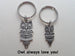 Mother and Daughter or Father and Son Owl Keychains - Owl Always Love You