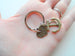 "My Love" Bronze Anchor Keychain - You're the Anchor in my Life; Couples Keychain