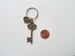 "My Love" Bronze Key Charm Keychain - You've Got the Key to My Heart; Couples Keychain