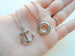 Anchor & Lifesaver Necklace Set -You Be My Anchor I'll Keep You Afloat