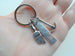 Hammer, Ruler, & Paint Brush Charm Keychain