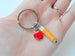 Pencil & Apple Charm Keychain for Teachers from Jewelry Everyday