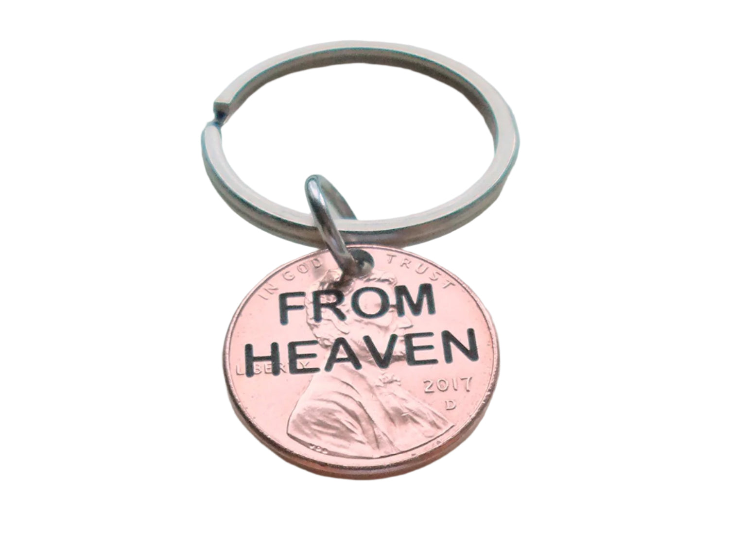 Engraved penny keychain best sale