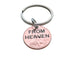 Penny From Heaven Penny Keychain, Engraved Penny Keychain