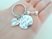 Physical Therapist Appreciation Gift Keychain, Thank You Gift for Physical Therapist, PT, Weight & One Day At a Time Charm