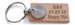 Custom Personalized Wood & Nickel Keychain, Custom Engraved 5 Year Anniversary Keychain, Husband Wife Key Chain, Boyfriend Girlfriend Gift, Customized Couples Keychain