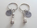 Personalized, Matching Couples King & Queen Chess Piece Keychains w/ Customization