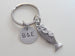 Silver Bass Fish Keychain - You Are A Great Catch; Couples Keychain