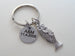 Silver Bass Fish Keychain - You Are A Great Catch; Couples Keychain