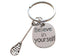 Believe in Yourself and Lacrosse Keychain, Lacrosse Player Encouragement Gift