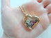 Personalized Gold Side Hung Heart Floating Memory Locket Necklace for Mom or Grandma - by Jewelry Everyday