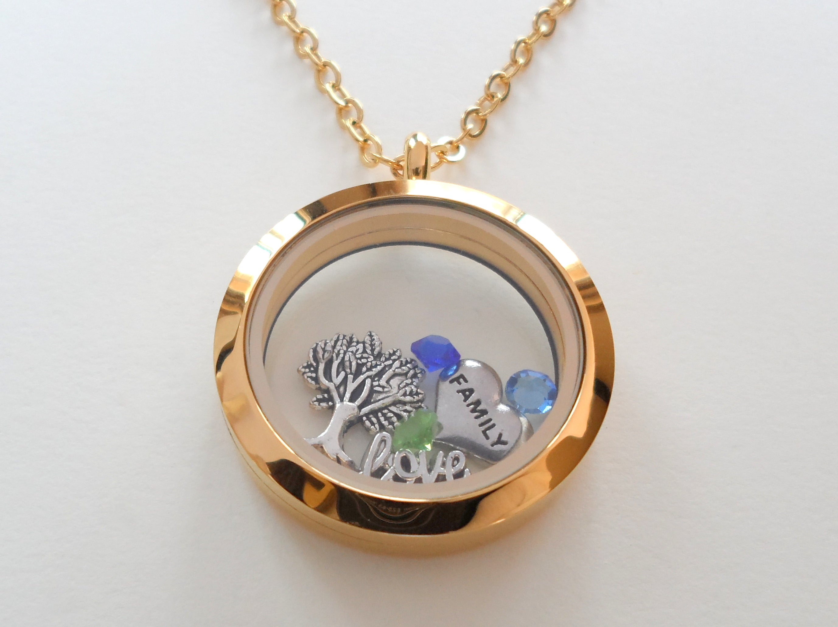 Something Blue Bridal Locket - Silver – Sincerely Capri