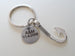Personalized Fish Hook Keychain - I'm Hooked On You; Couples Keychain