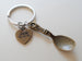 Bronze Spoon Keychain - My Favorite Spoon, Charm Keychain, Custom Engraved Tag Option
