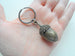 Large Bronze Acorn Keychain - Peter Pan's Kiss; 8 Year Anniversary Gift